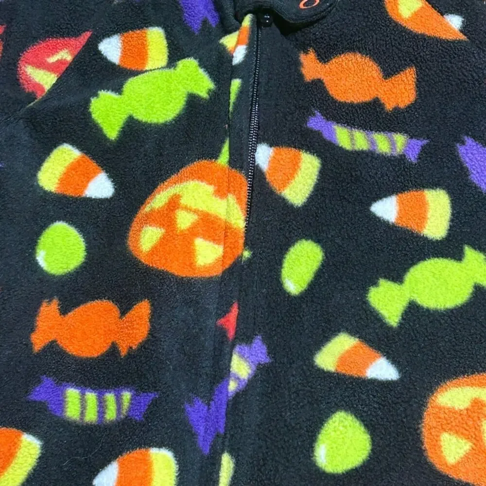 Celebrate Halloween Sleeper sz 6-9 mth candy & pumpkins